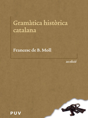 cover image of Gramàtica històrica catalana (2ª Edició)